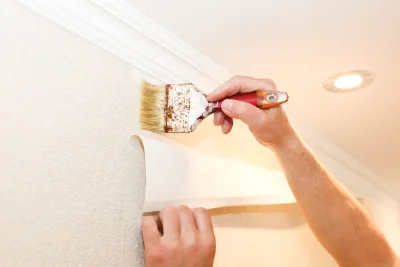 Pose de papier peint à Ferrières-sur-Sichon — revêtements muraux et toiles de verre